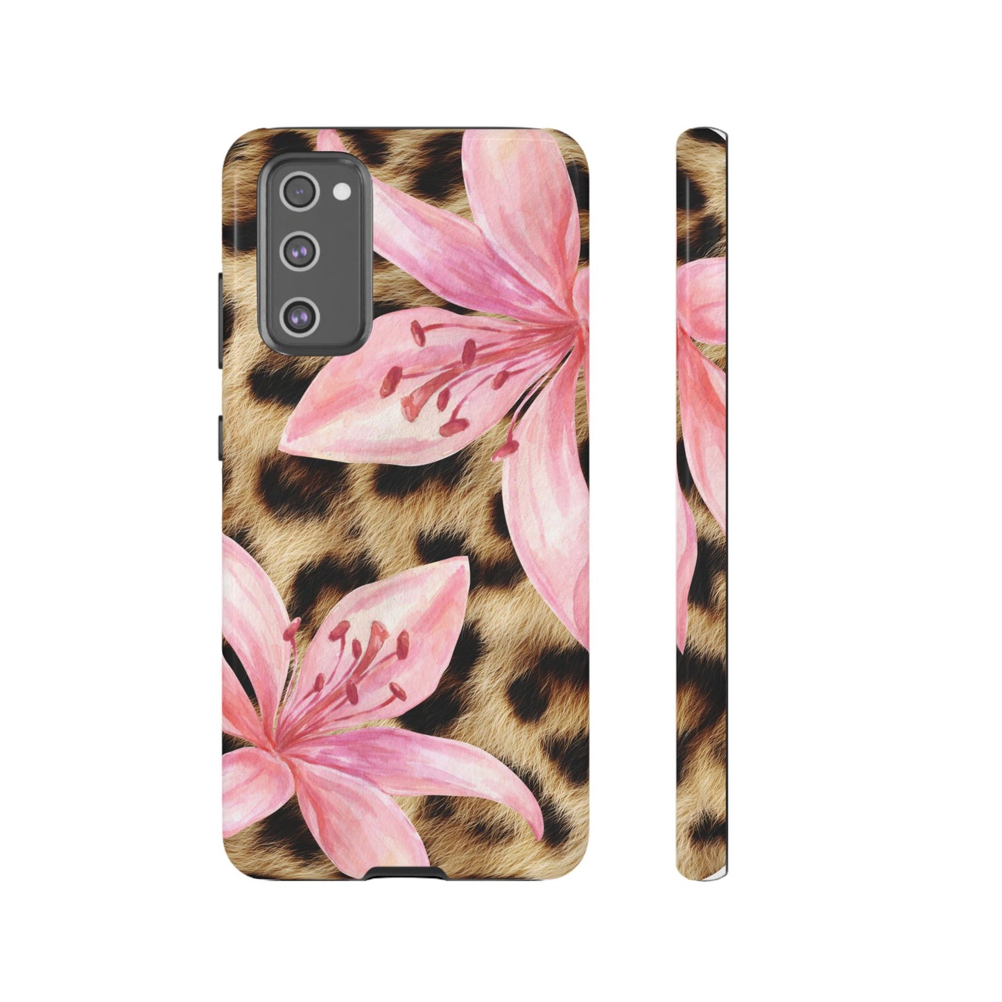 Flower Leopard Print Tough Case