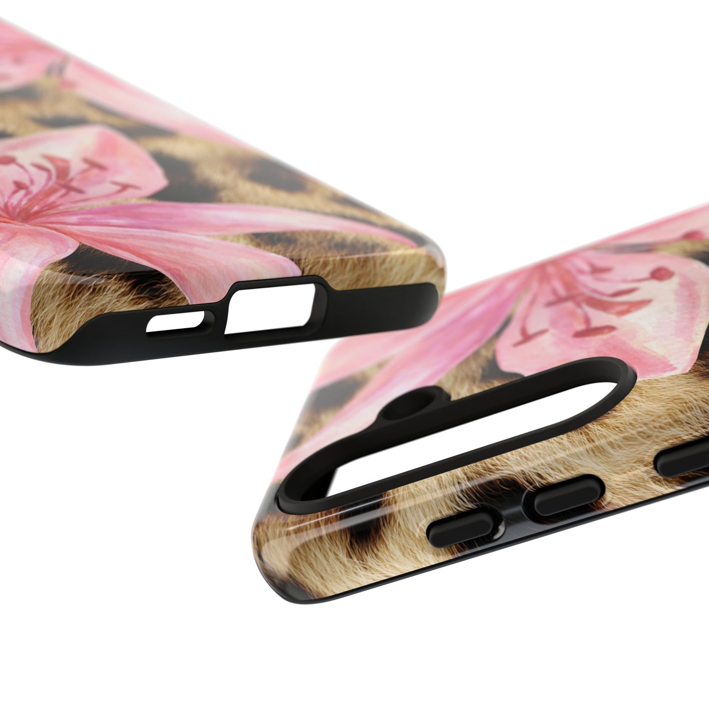 Flower Leopard Print Tough Case