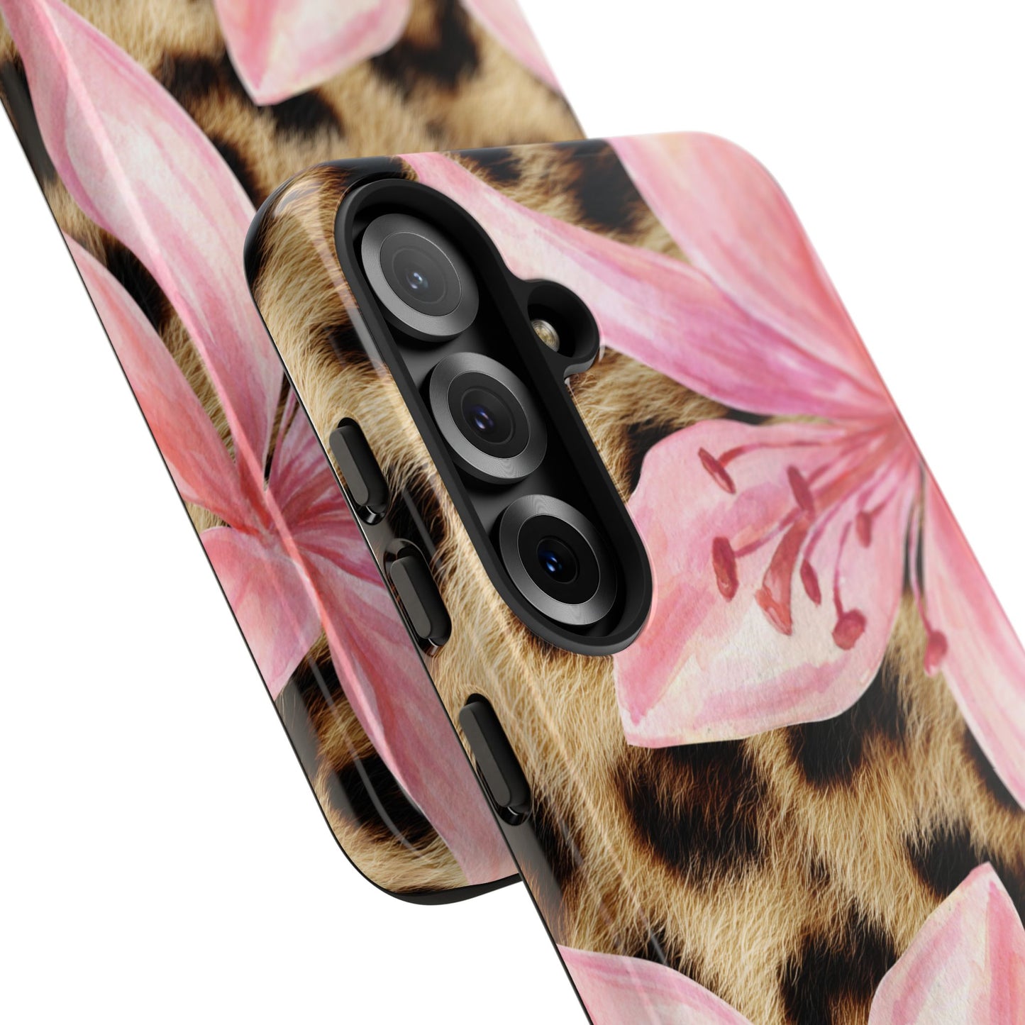Flower Leopard Print Tough Case