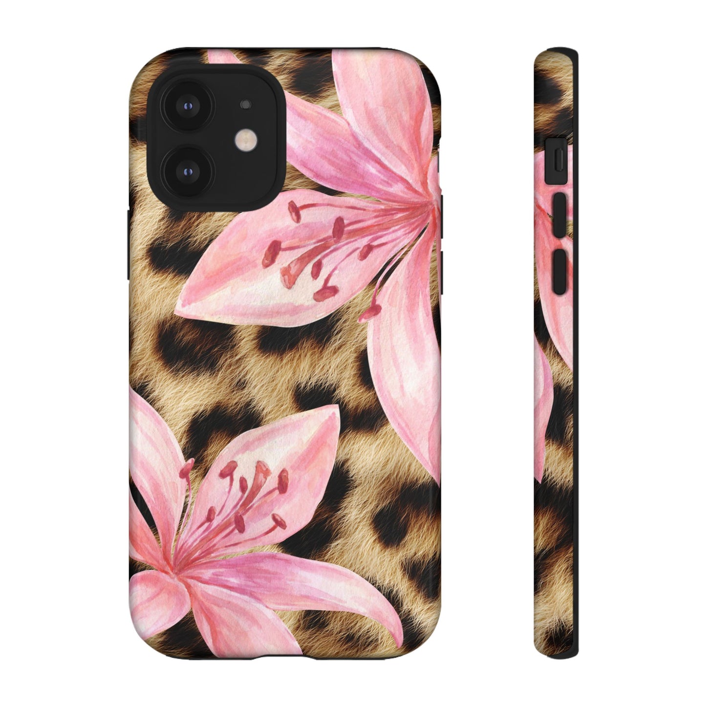 Flower Leopard Print Tough Case