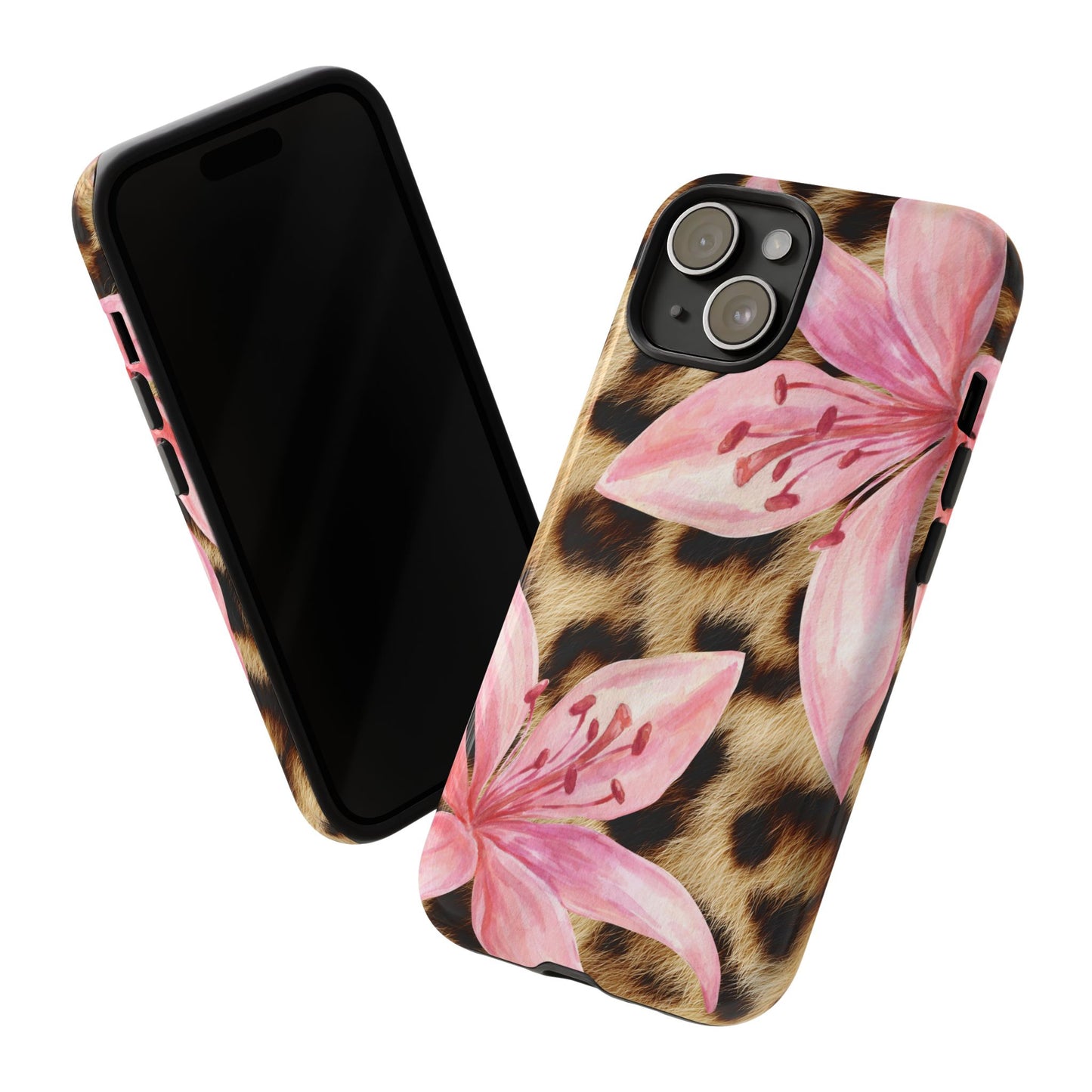 Flower Leopard Print Tough Case