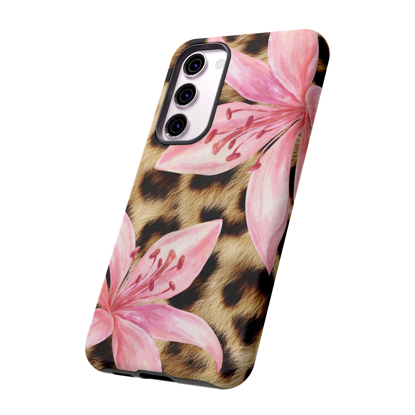 Flower Leopard Print Tough Case