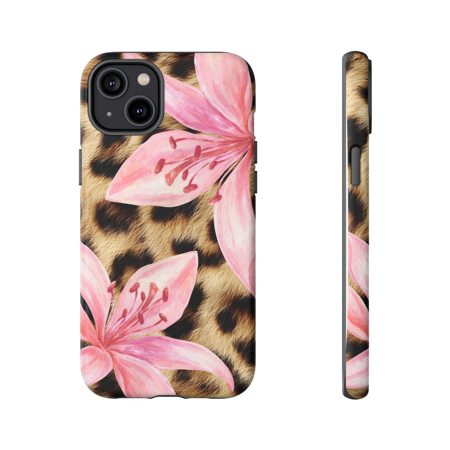 Flower Leopard Print Tough Case
