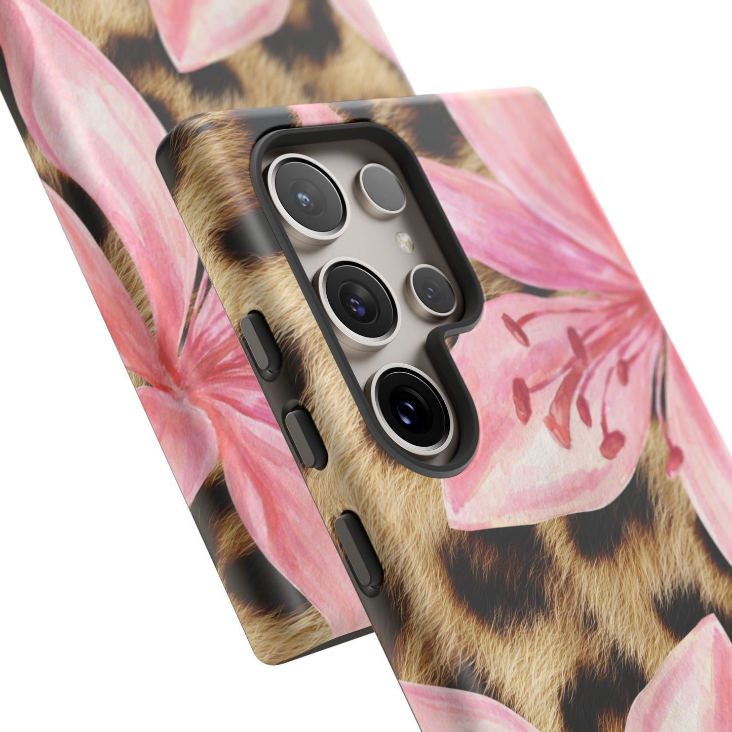 Flower Leopard Print Tough Case