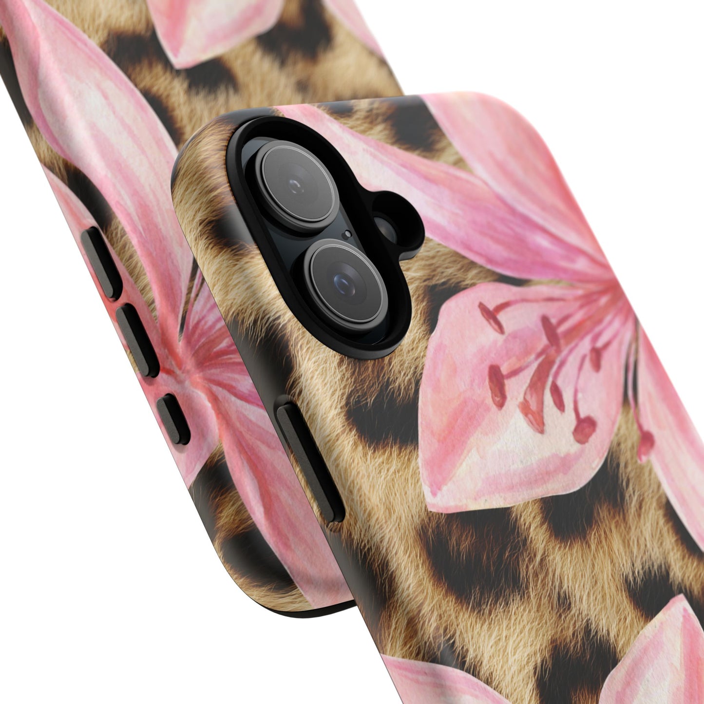 Flower Leopard Print Tough Case