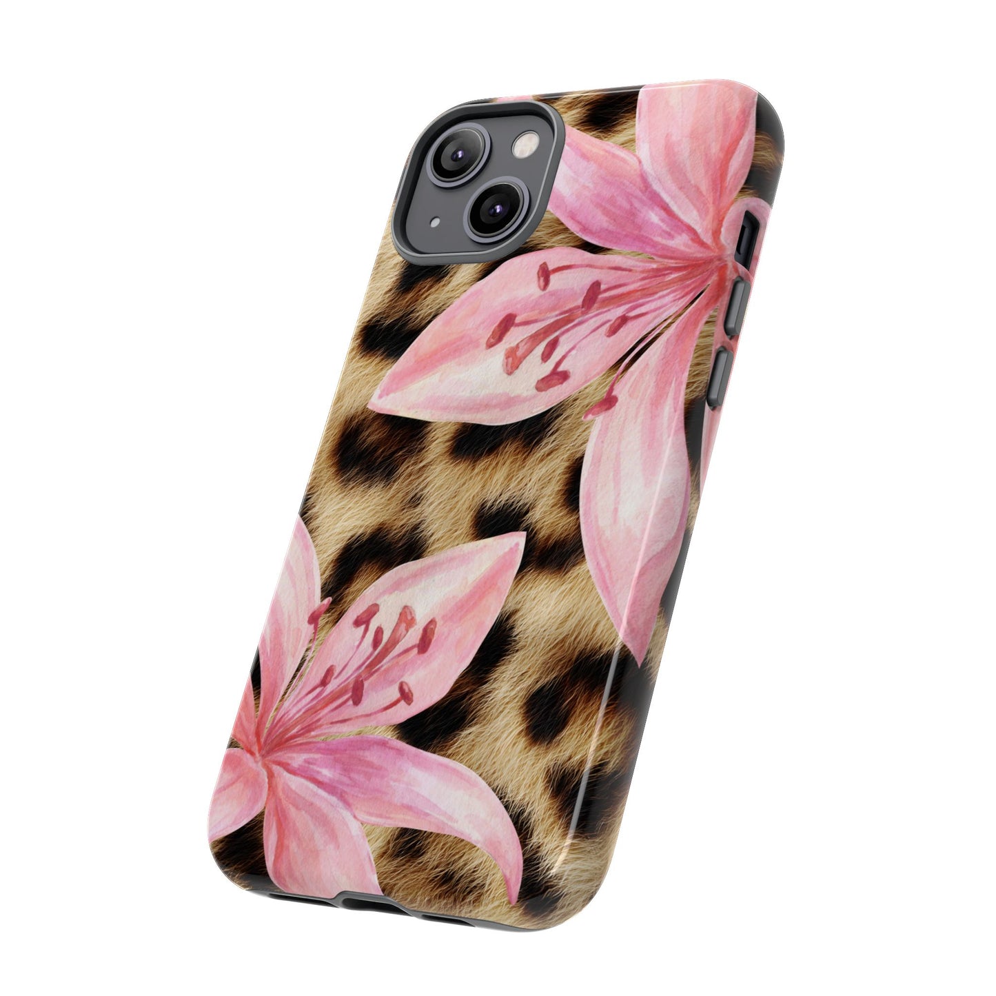 Flower Leopard Print Tough Case