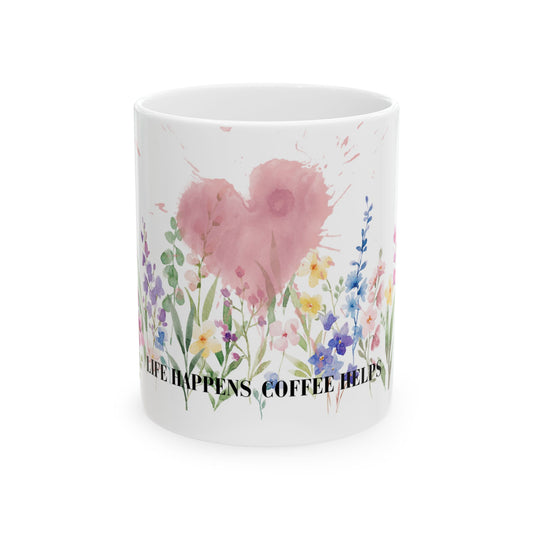 Coffee Mug - Cheerful Reminder for Coffee Lovers to Start the Day with Positivity