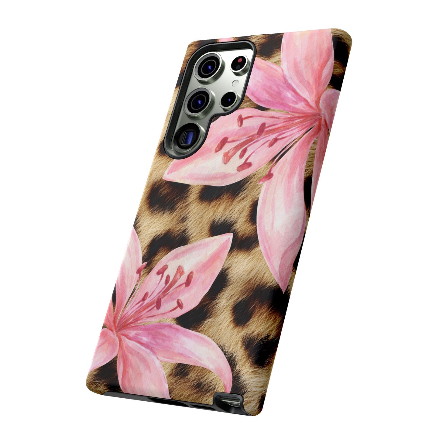 Flower Leopard Print Tough Case