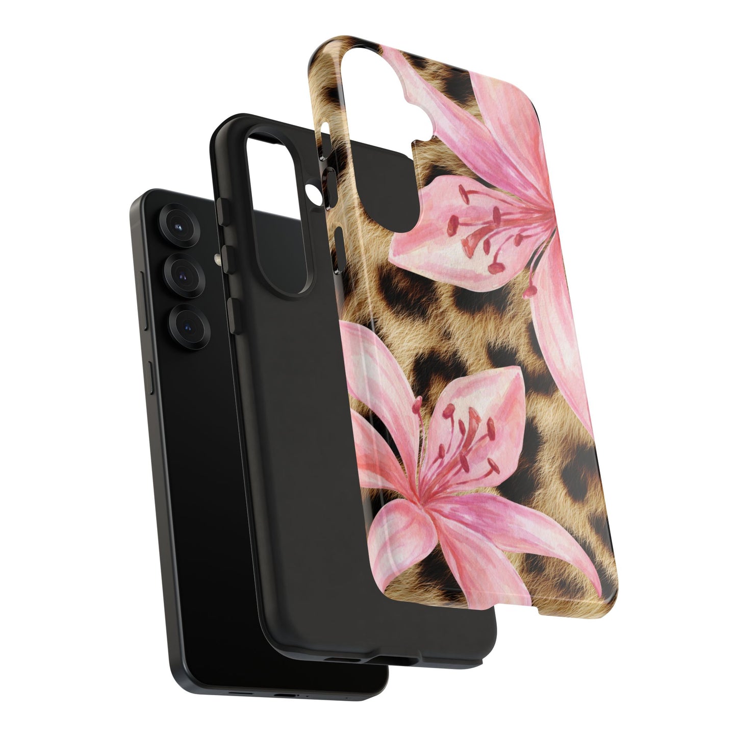 Flower Leopard Print Tough Case