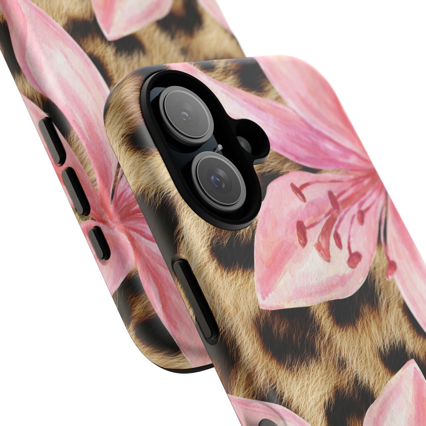 Flower Leopard Print Tough Case