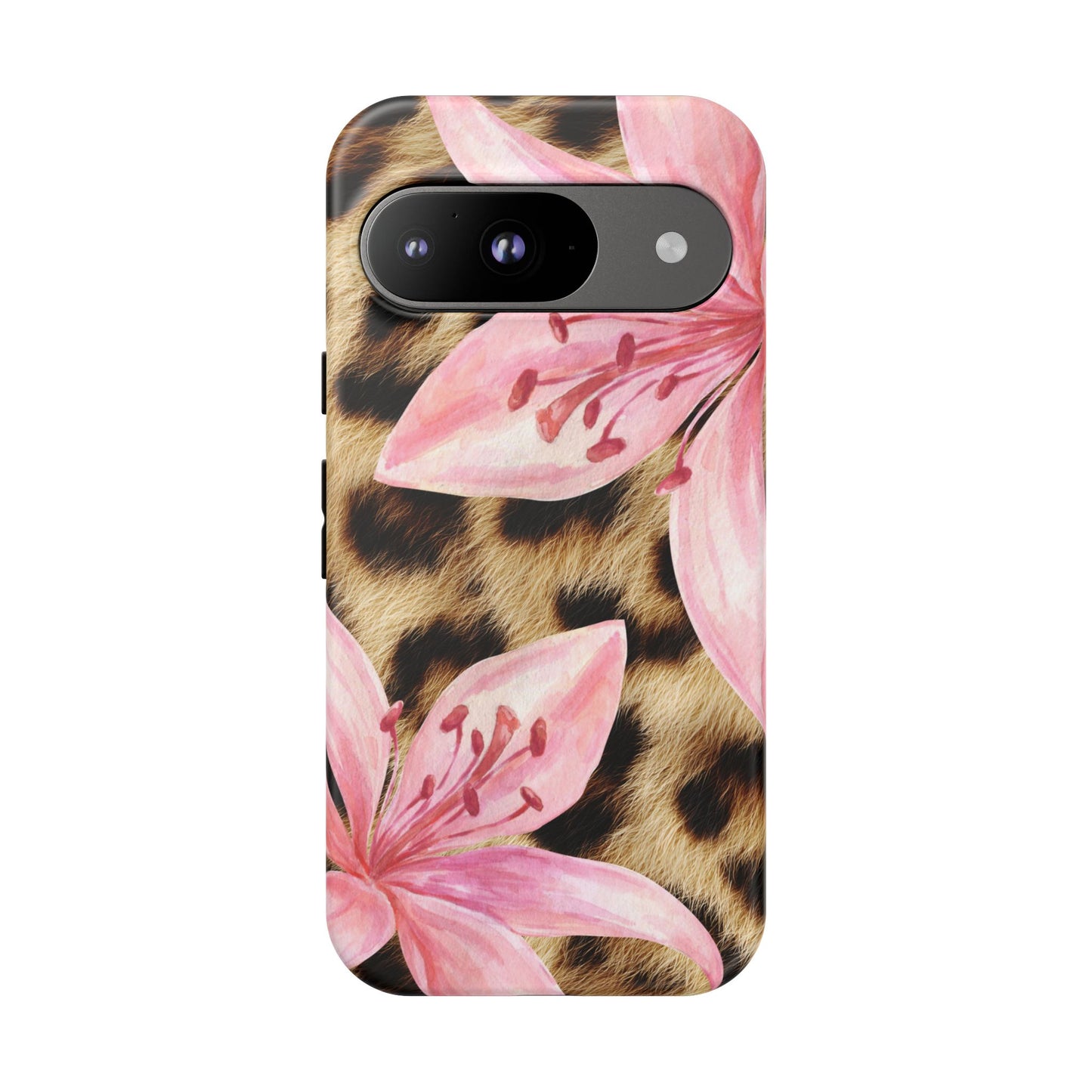 Flower Leopard Print Tough Case