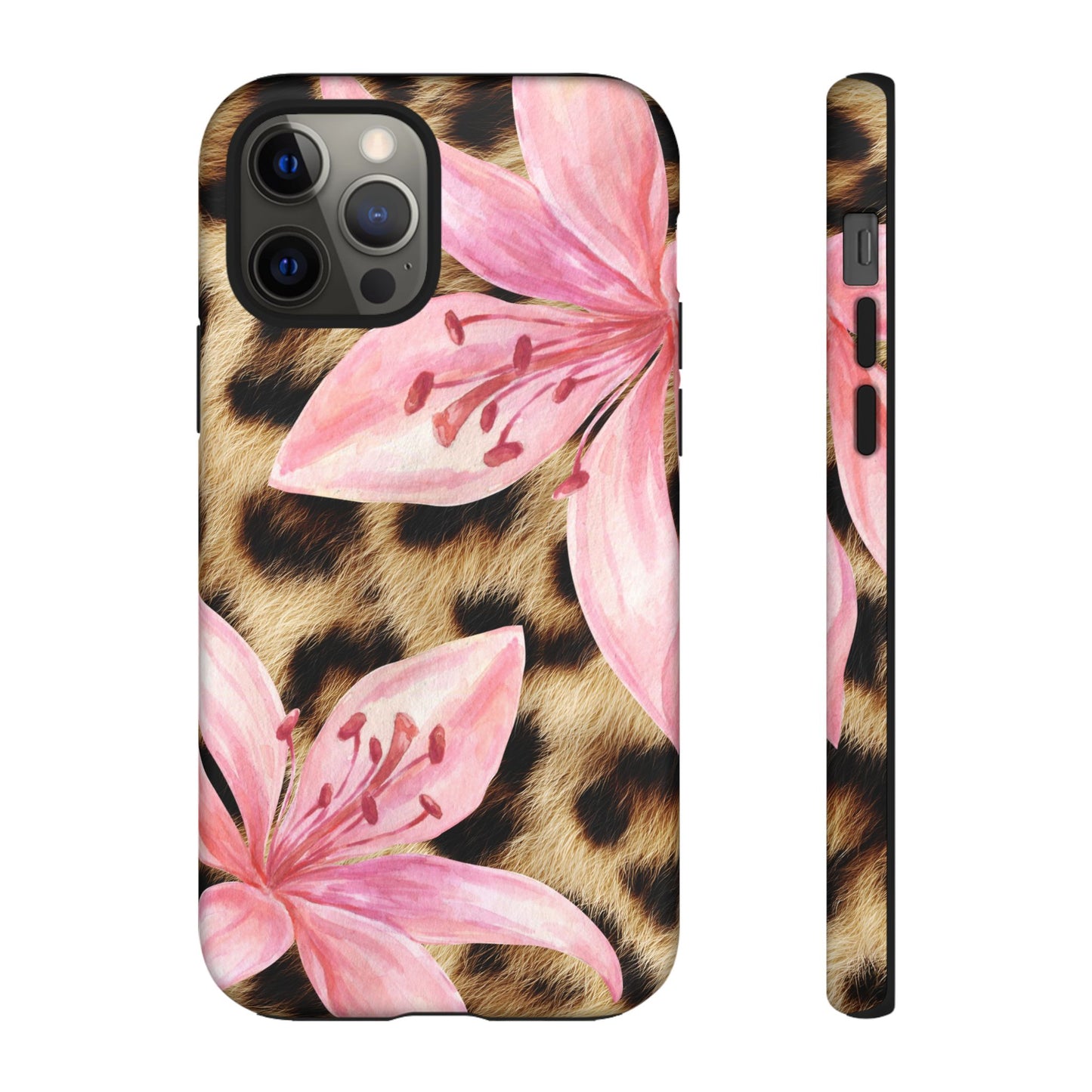 Flower Leopard Print Tough Case