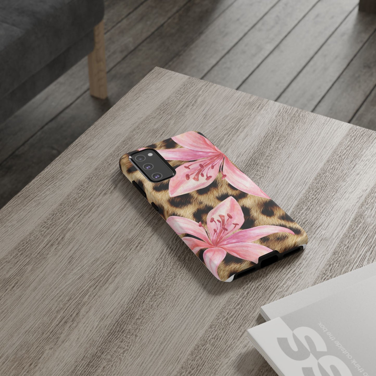 Flower Leopard Print Tough Case