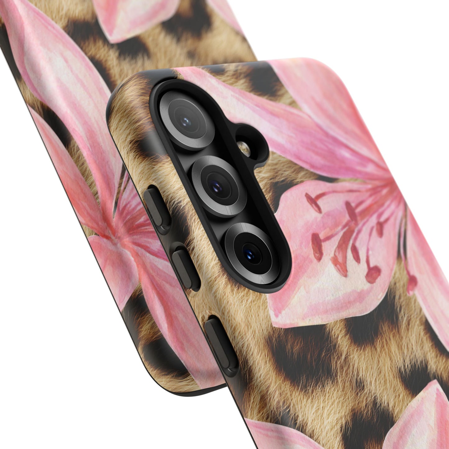 Flower Leopard Print Tough Case