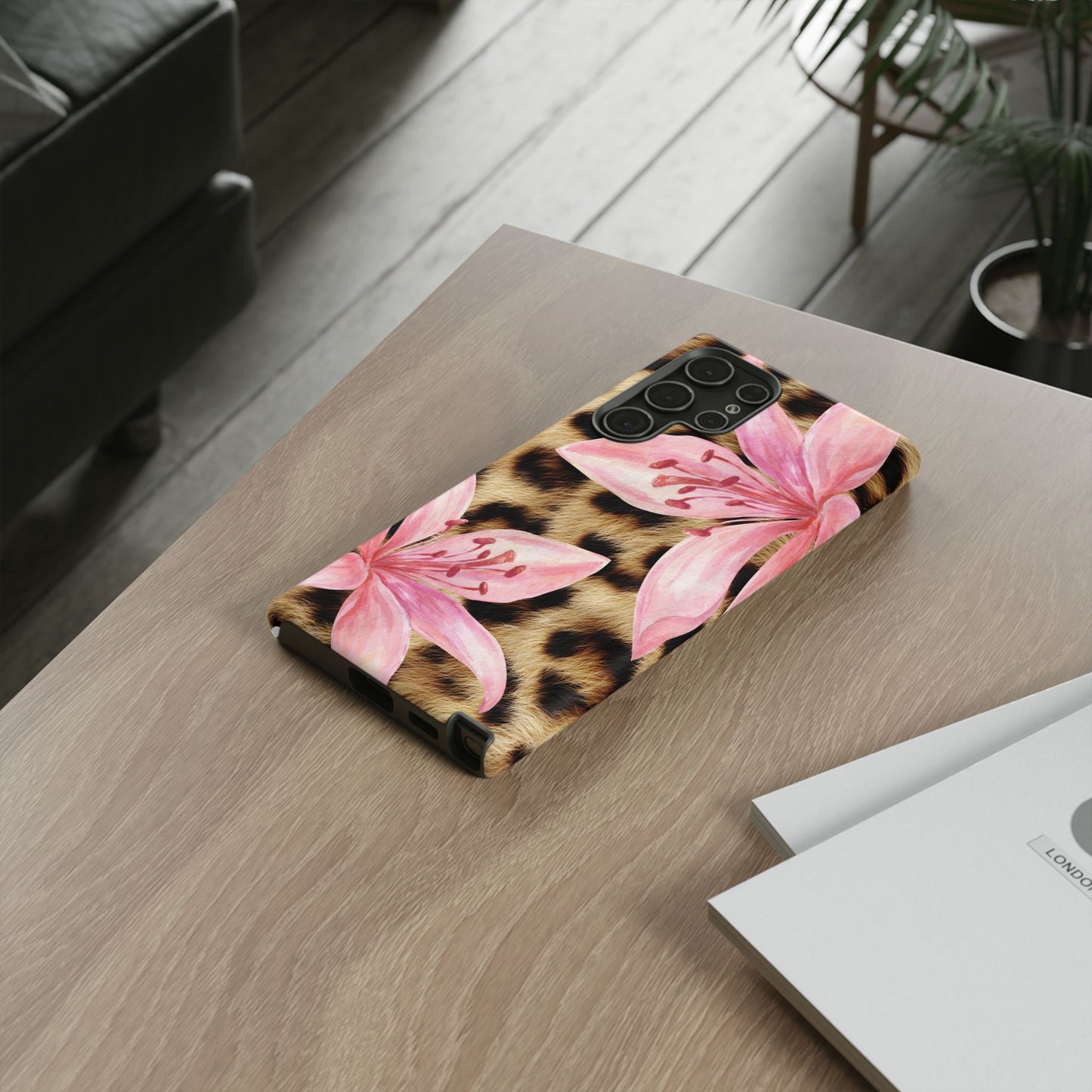 Flower Leopard Print Tough Case