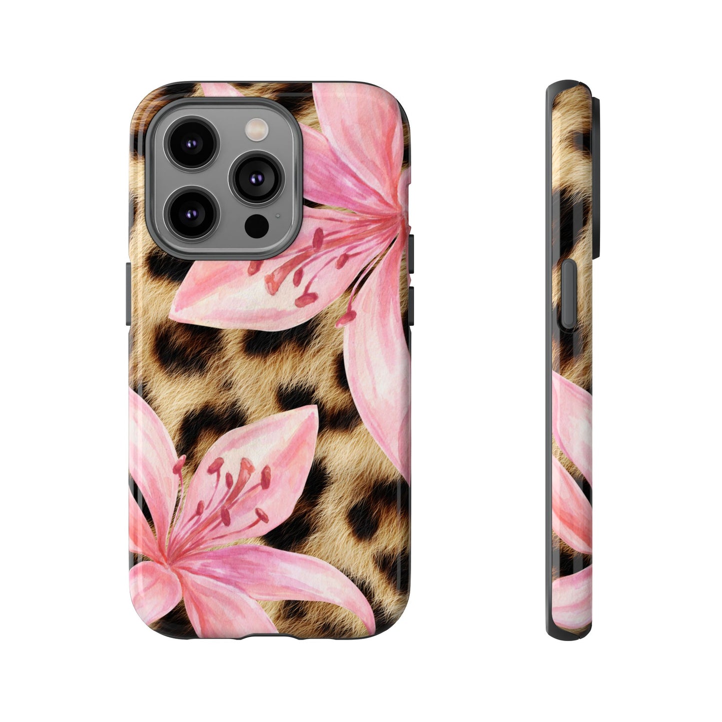 Flower Leopard Print Tough Case