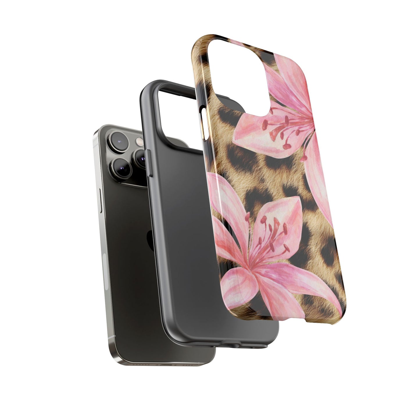 Flower Leopard Print Tough Case