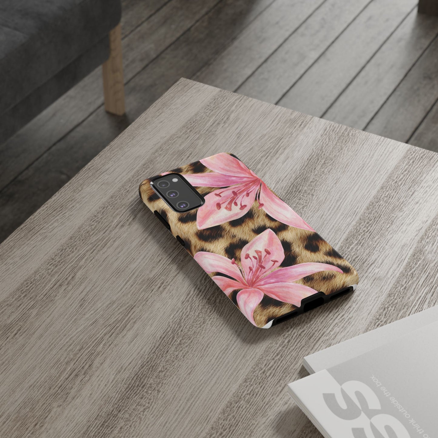 Flower Leopard Print Tough Case