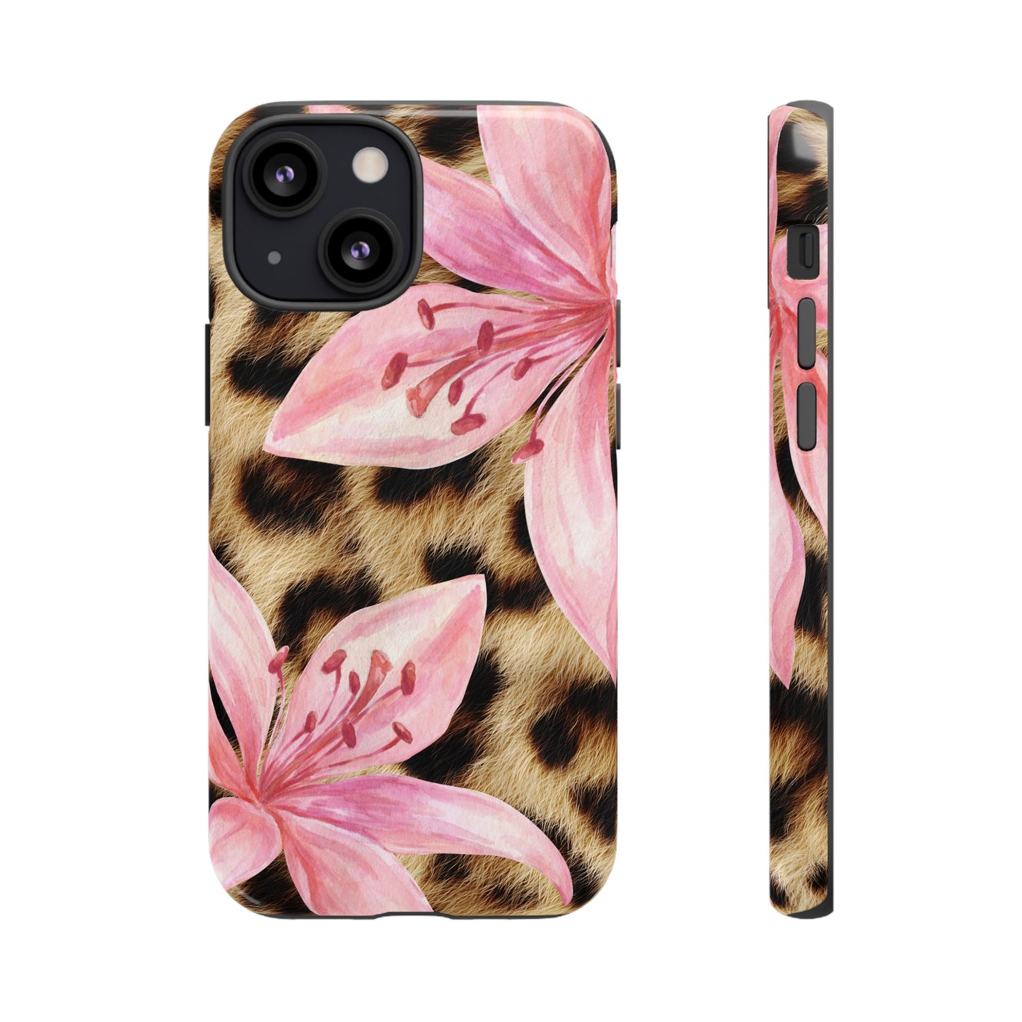 Flower Leopard Print Tough Case