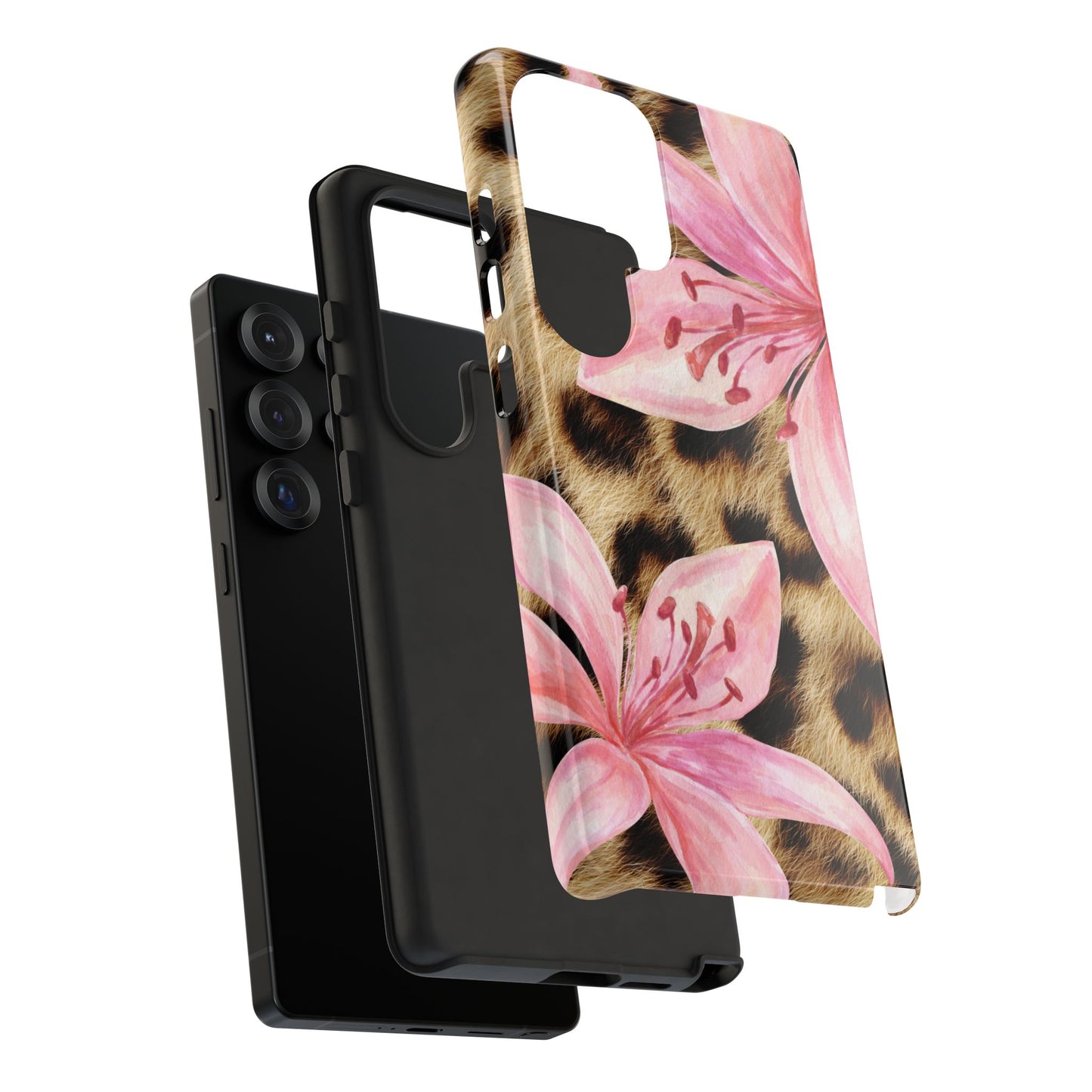 Flower Leopard Print Tough Case