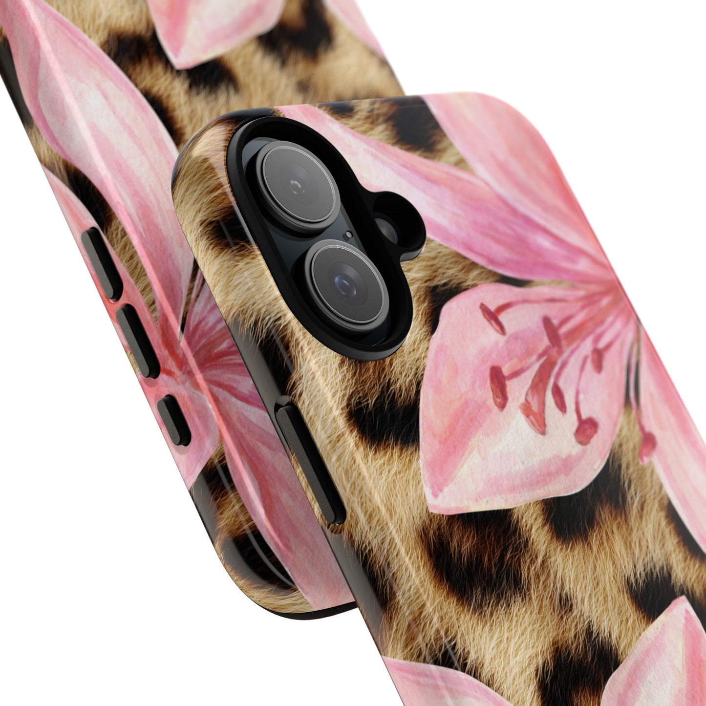 Flower Leopard Print Tough Case