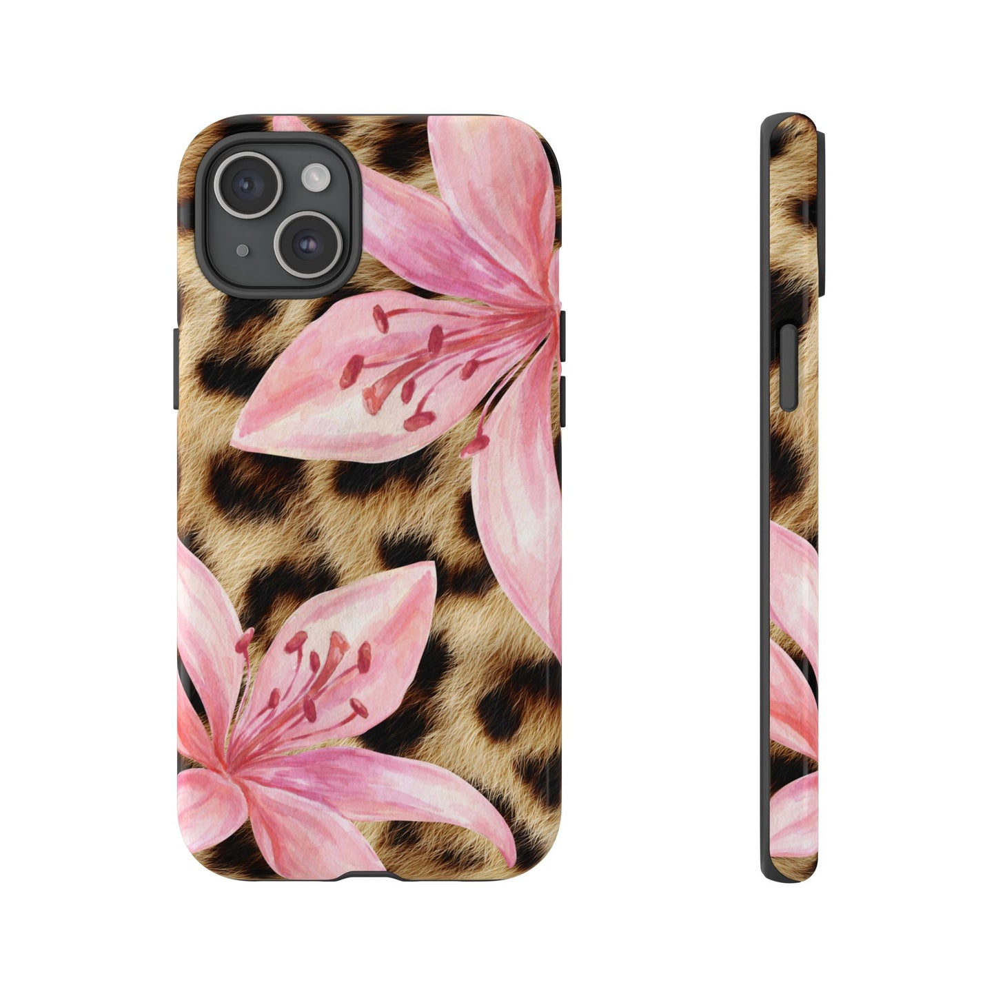 Flower Leopard Print Tough Case