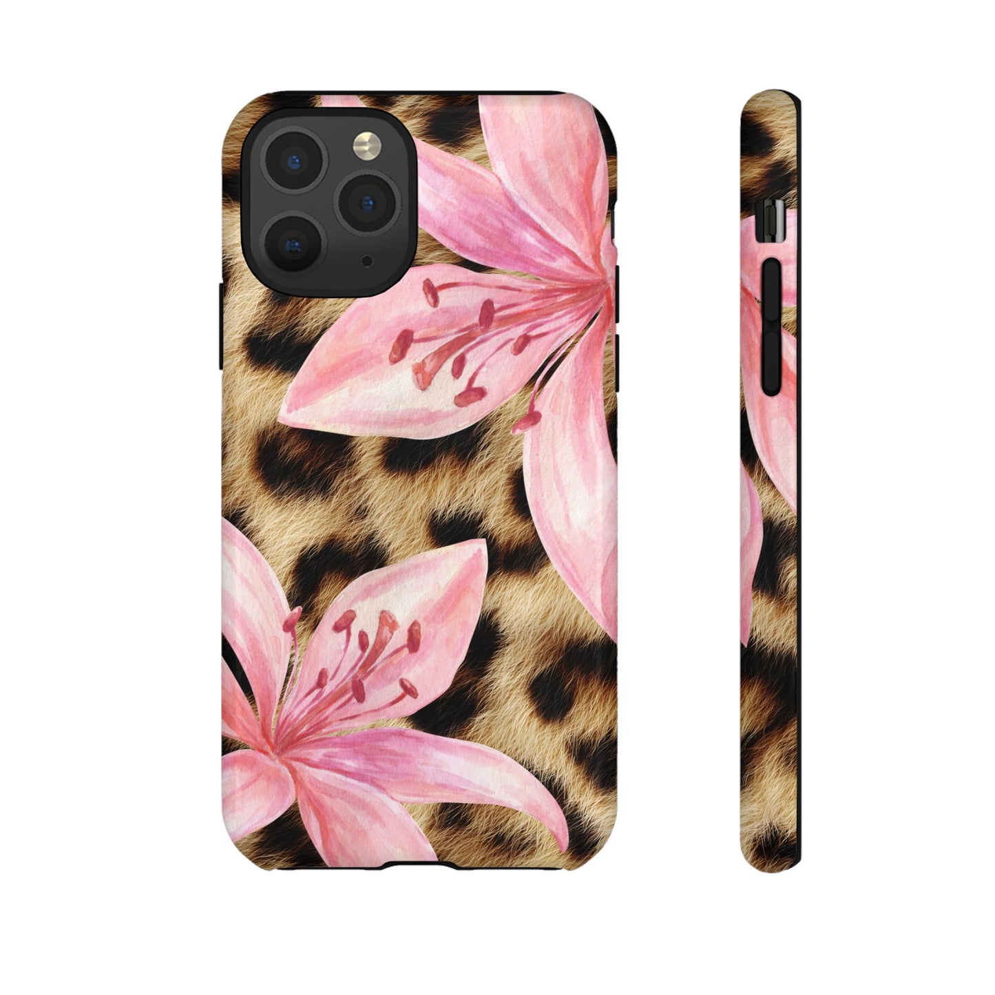Flower Leopard Print Tough Case