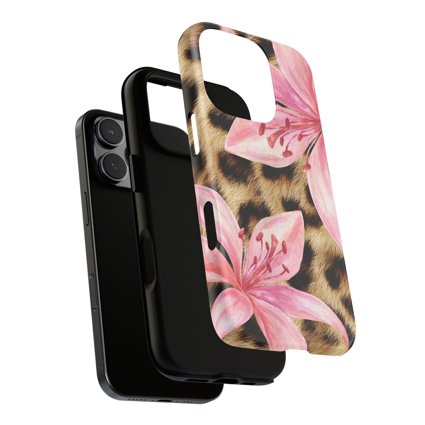 Flower Leopard Print Tough Case