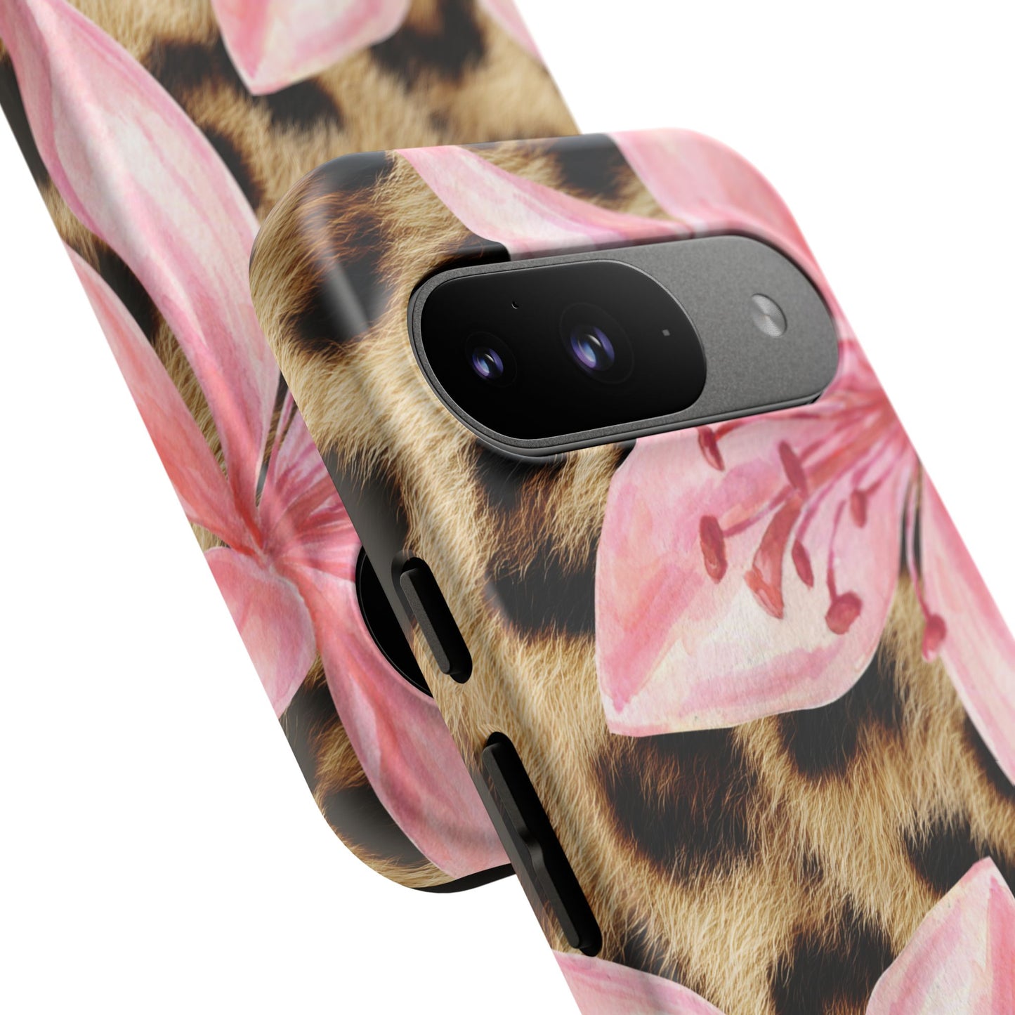 Flower Leopard Print Tough Case