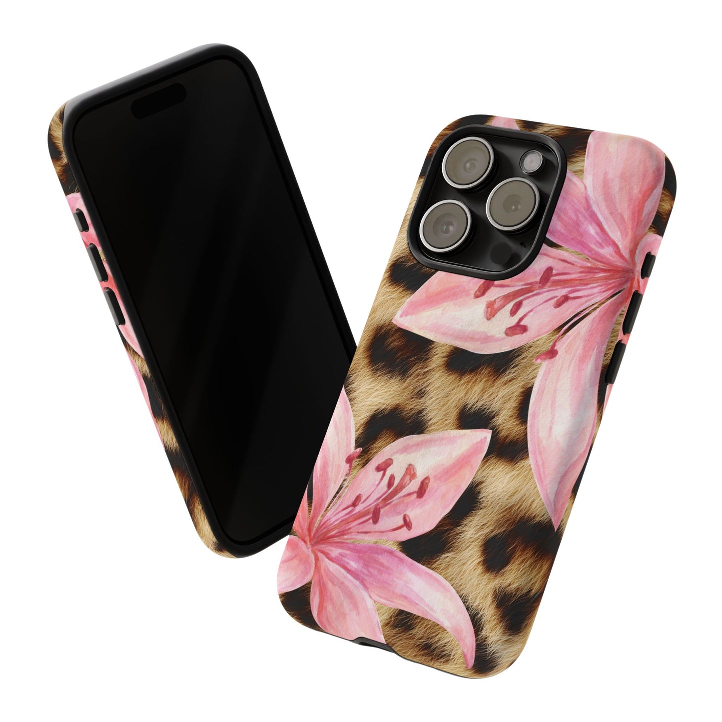 Flower Leopard Print Tough Case