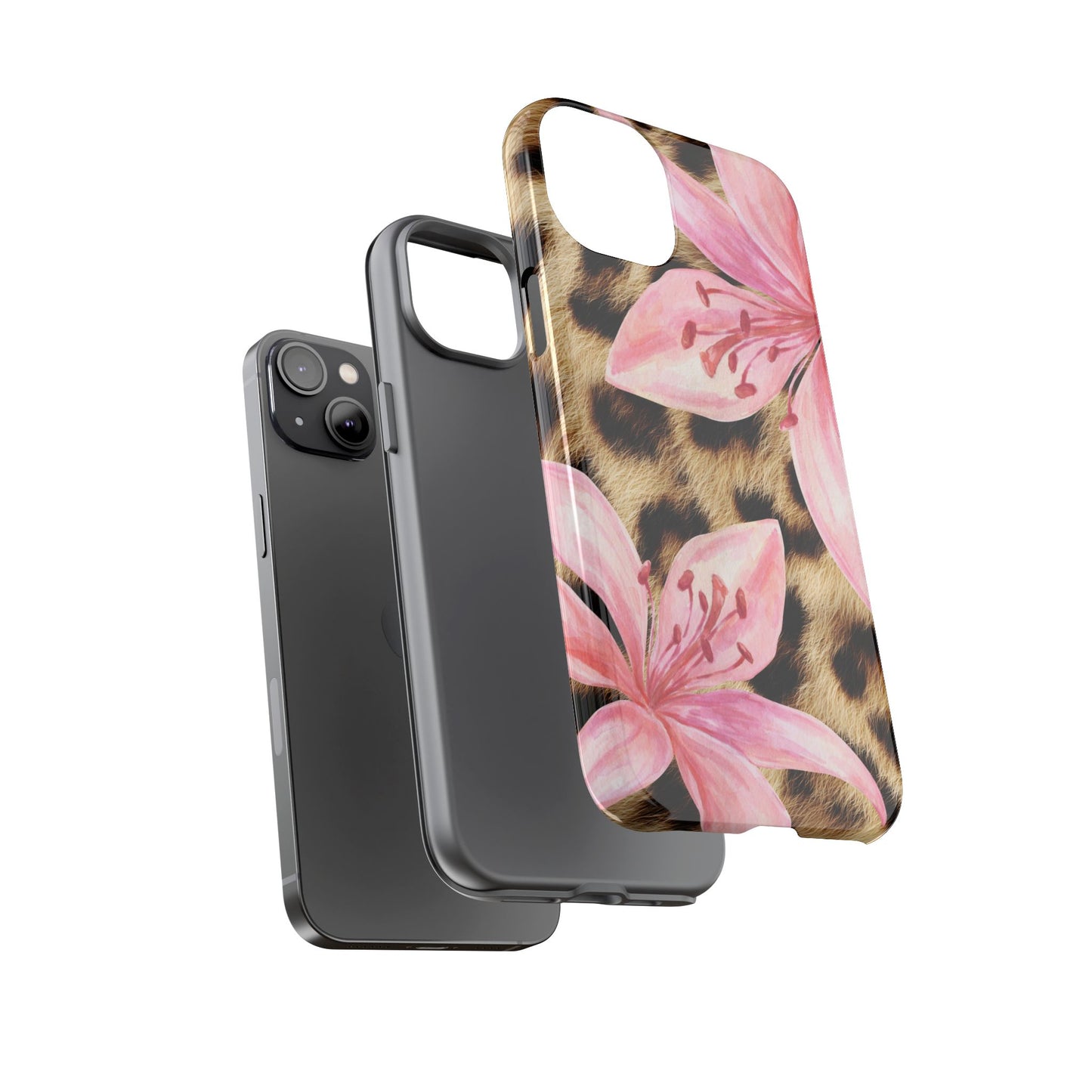 Flower Leopard Print Tough Case