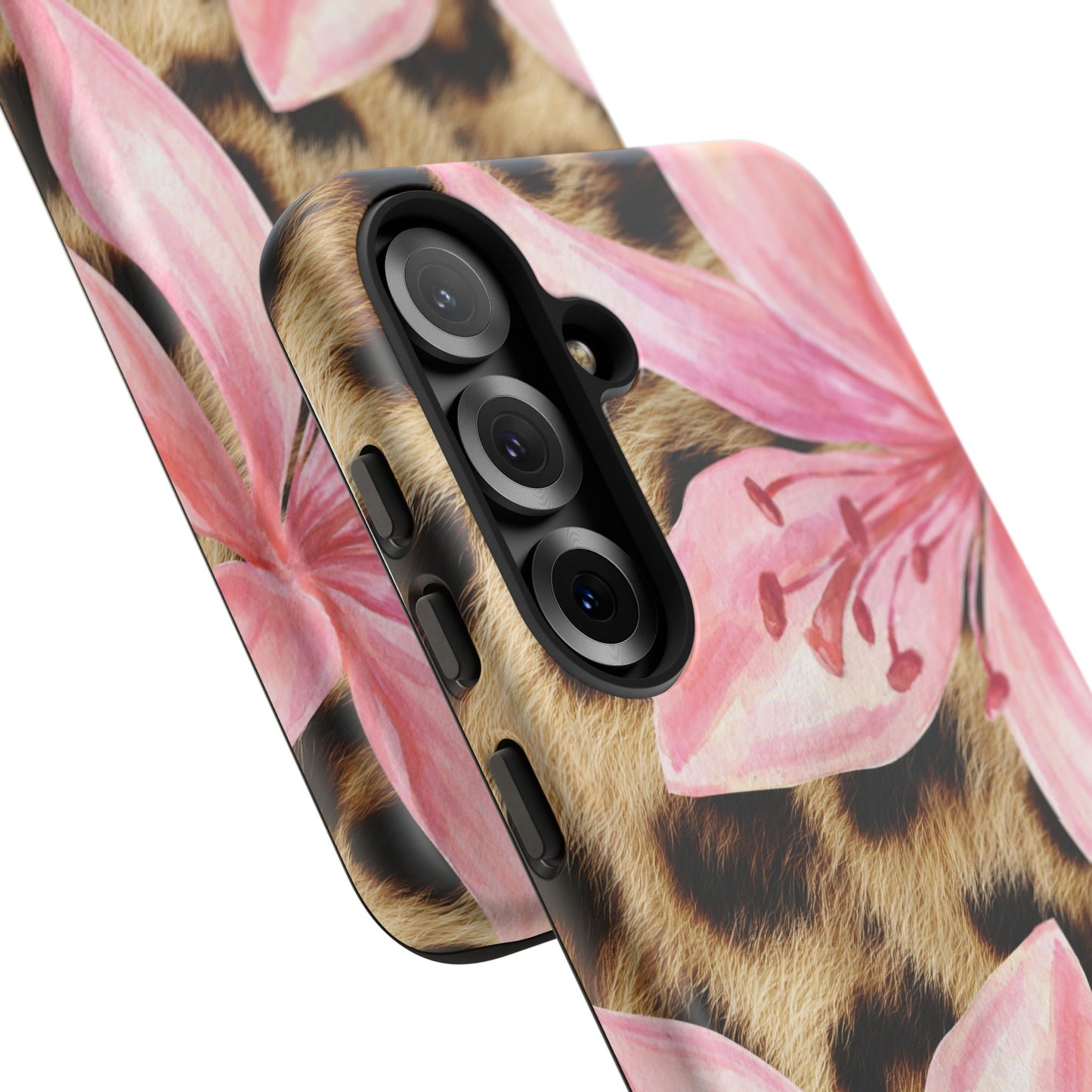 Flower Leopard Print Tough Case