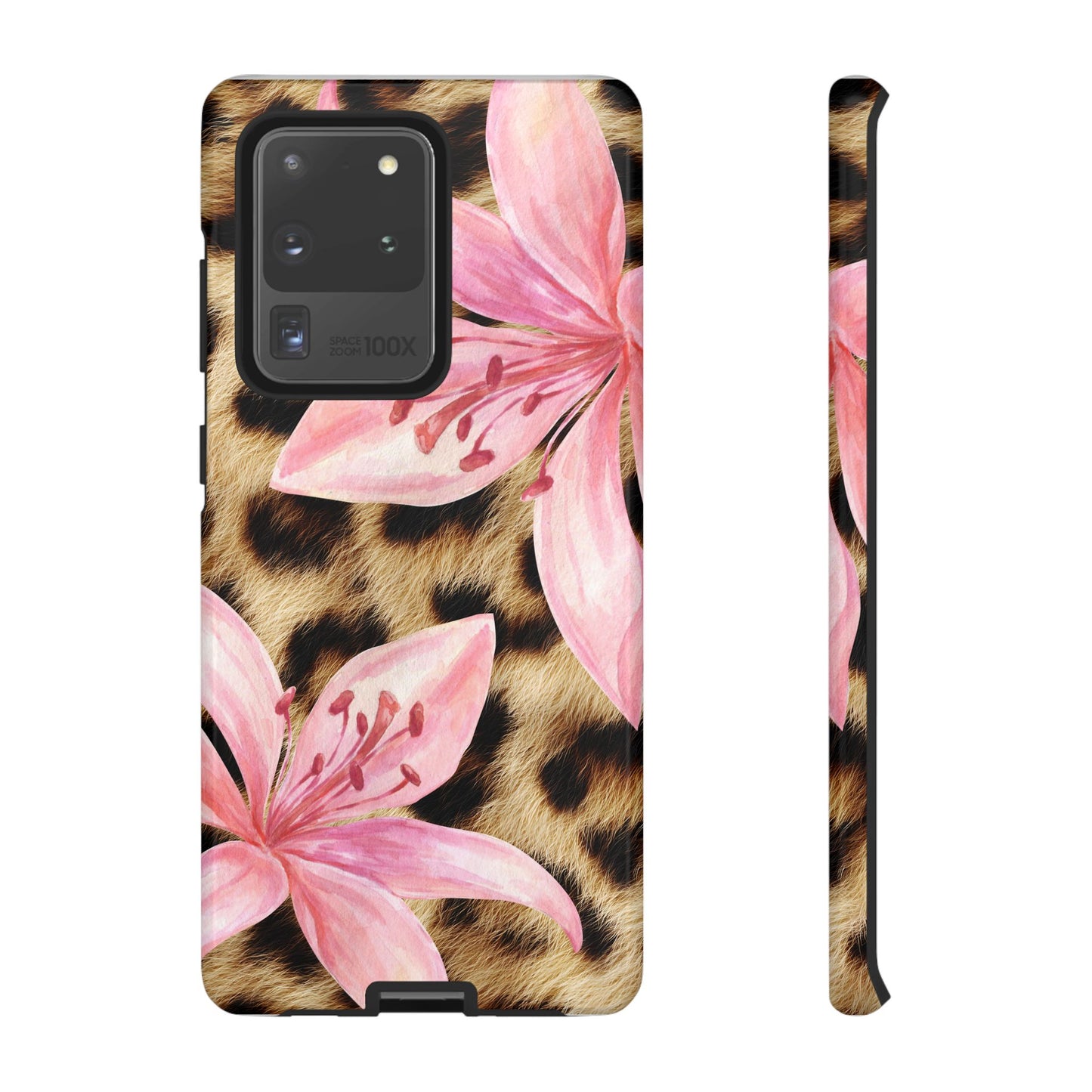 Flower Leopard Print Tough Case
