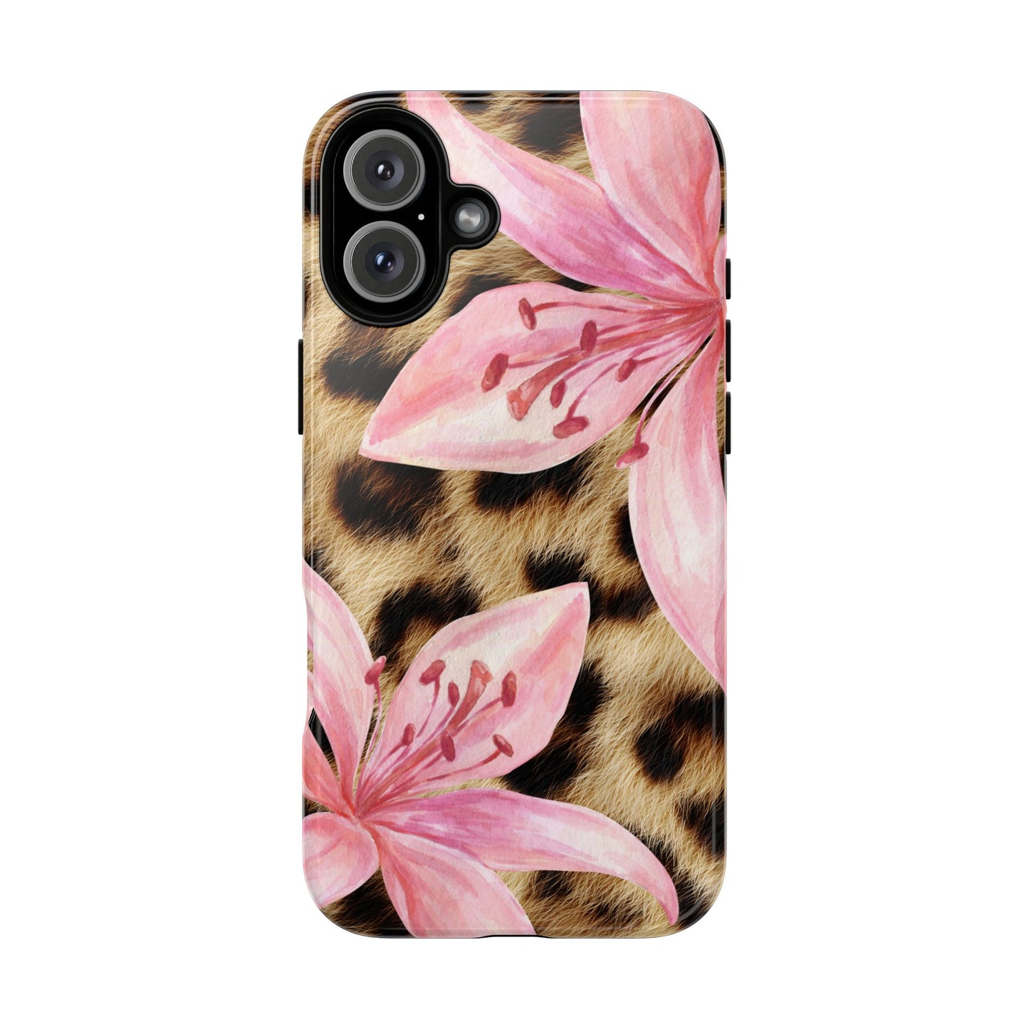 Flower Leopard Print Tough Case